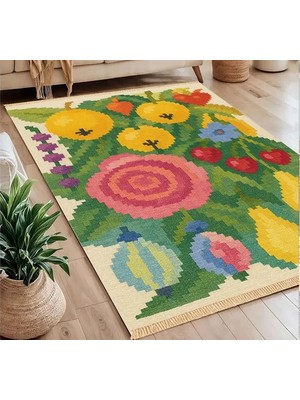 Vivense Pear Baskılı Dokuma Taban Halı, 249 Yng, 150X230  cm