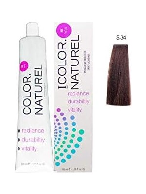TeknoKapsül Kalıcı Saç Boyası 100 ml 5.34 Koyu Altın Bakır