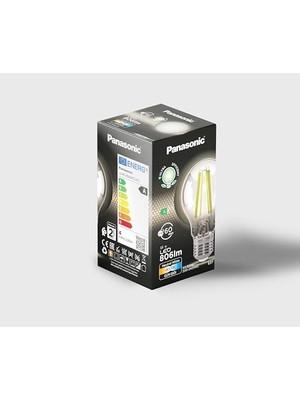 TeknoKapsül Filament Ampul E27 A Sınıfı 3.8W 806LM 4000K Clear