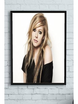 TeknoKapsül (PSTER9943) Avril Lavigne Çerçeveli Tablo (21X30CM)
