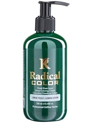 TeknoKapsül Limegreen Amonyaksız Su Bazlı Saç Boyası 250 ml 1 Adet Limon Yeşili
