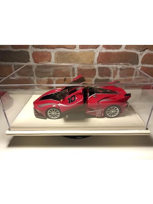 TeknoKapsül 1/18 Ölçek Modeller Içi̇n Deri̇ Tabanli Pleksi̇ Sergi̇ Kutusu.showcase