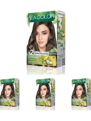 TeknoKapsül Amonyaksız, Vegan, Doğal, Besleyici Kalıcı Saç BOYASI%100 Beyaz Kapama (1 Paket 2 x 50 ml