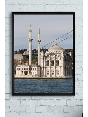 TeknoKapsül (PSTER12910) Ortaköy Camii Çerçeveli Tablo 2 (50X70CM)