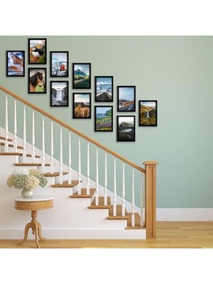 TeknoKapsül 8X12 Picture Frame With Polished Plexiglass - Set Of 12 - - Picture Frames With Engineered - Frame