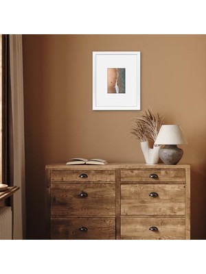 TeknoKapsül Beyaz 11X14 Resim Çerçevesi - Mat ile 5x7 Çerçeve Veya 11X14 Çerçeve Olarak Kullanın - Kırılmaya Da