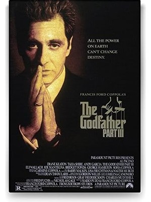 TeknoKapsül The Godfather Film Afişi Tablosu - 80X125CM