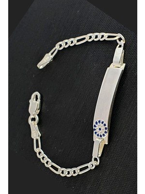 Ose Shop Nazar Boncuklu 925 Ayar Gümüş Çocuk Bileklik