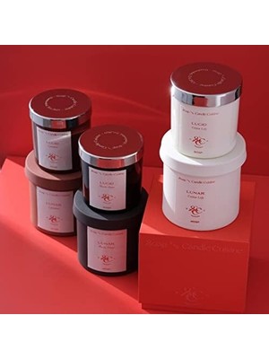 TeknoKapsül El Yapımı Soya Mumu, Cynamon Kokulu Tarçın Cam MUM,%100 Vegan, Eco-Friendly | 300 gr • 11OZ