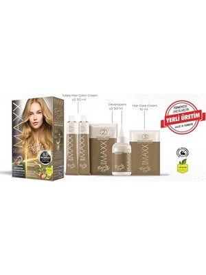 TeknoKapsül Maxx Deluxe Beauty Expert Hair Color Cream 1 Kutu (2 x 50 Ml) Krem (Bal Köpüğü 8.3)