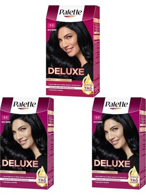 TeknoKapsül Deluxe 1-1 Gece Mavisi Saç Boyası (3 Paketi)