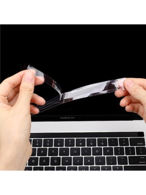 TeknoKapsül Macbook Bar Uyumlu Koruyucu Film Jelatin Tpu Şerit A1706 A1989 A2159 A1707 A1990 Bar Çizilme