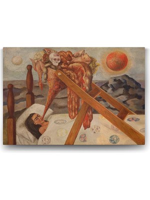TeknoKapsül Kahlo - Umutsuz Tablosu - 140X100CM