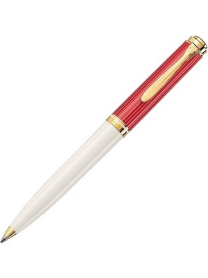 Pelikan K600 Red White Special Edition Tükenmez Kalem