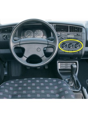 TeknoKapsül Kalorifer Kumanda Paneli Düğmeleri 1H0819045C Vw Vento 1992-1998
