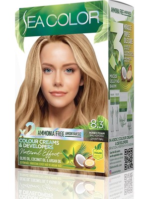 TeknoKapsül Amonyaksız, Vegan, Doğal, Besleyici Kalıcı Saç BOYASI%100 Beyaz Kapama (1 Paket 2 x 50 ml