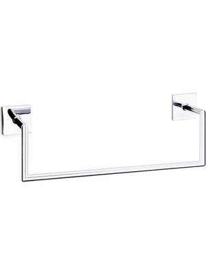 TeknoKapsül Nowo Duvara Monte Yapışkanlı Halka Havluluk Krom Renk 108X68X285 mm