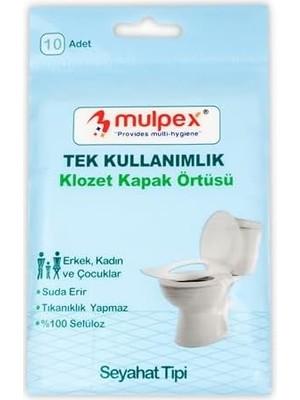 TeknoKapsül Tek Kullanımlık Suda Çözünür Klozet Kapak Örtüsü - 5 Adet x 10 Lu Paket | Hijyenik Pratik Seyaha