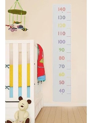 TeknoKapsül (PSTER21306) Renkli Sayılı Çocuk Boy Ölçer Poster