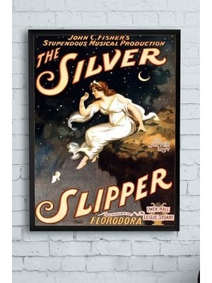 TeknoKapsül (PSTER13550) The Silver Silipper Sanatsal Çerçeveli Tablo (50X70CM)