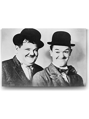 TeknoKapsül Laurel Hardy Tablosu - 125X80CM