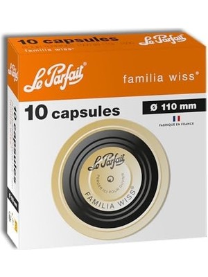 TeknoKapsül Le Parfait Familia Sızdırmaz Kapsül Kavanoz Kapağı (10'lupaket 11CM Çap)