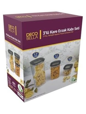 TeknoKapsül 3 'lü Kare Erzak Kabı Seti