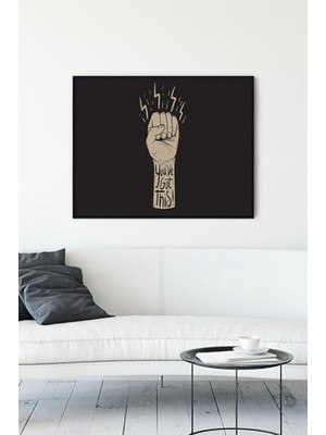 TeknoKapsül (PSTER12727) Got Motivasyon Çerçeveli Tablo (21X30CM)
