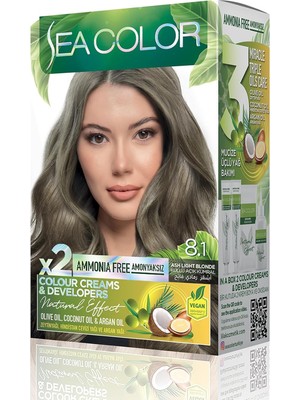 TeknoKapsül Amonyaksız, Vegan, Doğal, Besleyici Kalıcı Saç BOYASI%100 Beyaz Kapama (1 Paket 2 x 50 ml