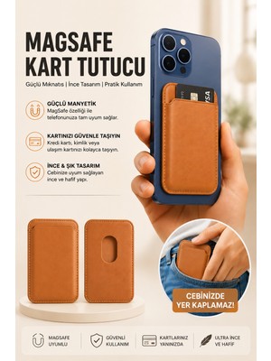 Iphone Magsafe Uyumlu Manyetik Kart Tutucu