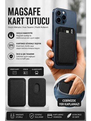 Iphone Magsafe Uyumlu Manyetik Kart Tutucu