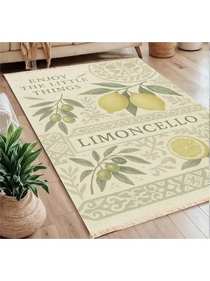 Vivense Limoncello Baskılı Dokuma Taban Halı, 273 Yng, 150X230  cm