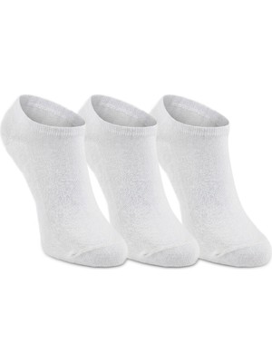Slazenger Jester 3 Lü Kadın Bambu Beyaz Çorap