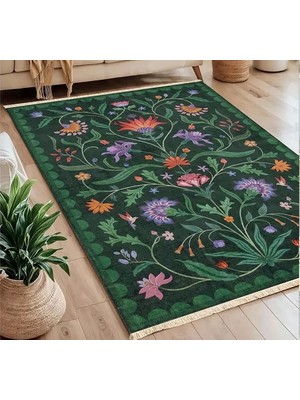 Vivense Efsunlu Bahçe Baskılı Dokuma Taban Halı, 278 Yng, 80X150  cm