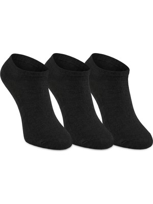 Slazenger Jolly 3 Lü Erkek Bambu Siyah Çorap