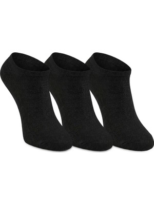Slazenger Jester 3 Lü Kadın Bambu Siyah Çorap