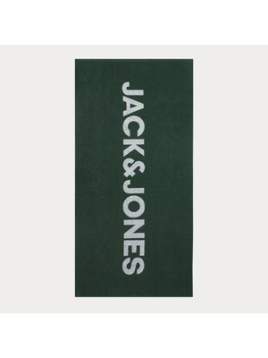 Jack & Jones Jack&jones Logo Beach Erkek Yeşil Havlu