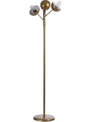 Vivense Küre Üçlü Eskitme Lambader Metal Başlıklı