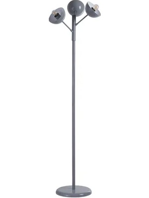Vivense Küre Üçlü Gri Lambader Metal Başlıklı