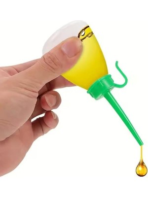 TeknoKapsül 60 ml Motor Siliikon Makina Makine Yağı Yağlama Plastik Şişesi Huni Ağızlı Damlalık Şişe 122.7 * 52