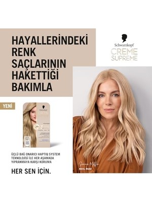 TeknoKapsül Creme Supreme Saç Boyası 6-16 Küllü Soğuk (3 Paketi)