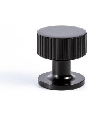 TeknoKapsül Siyah Renkli 26 mm Tek Delikli Kulp