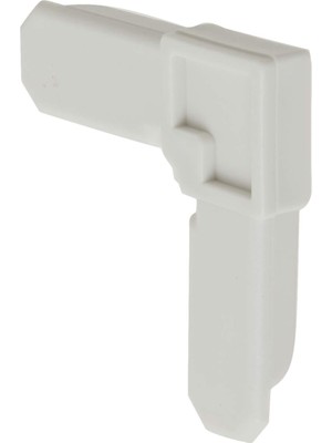 TeknoKapsül MP7729 – 50 Screen Çerçeve Köşe, 5/16 x 3/4 Inç, Beyaz Plastik, 50 Adet