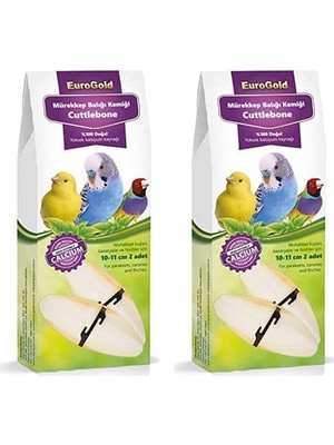 TeknoKapsül Eurogold Mürekkep Balığı Kemiği Ikili 10-11 cm 2li Paket