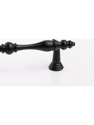 TeknoKapsül 335/128/16 5'li Mat Siyah Dolap & Çekmece Kulpu 128 mm – Metal Mobilya Kulpu (5’li Paket)