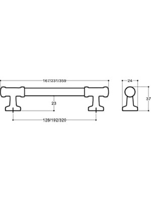 TeknoKapsül 4660 Kulp Renk 128 mm Tek Ebat SSY4660 0128 Rs-Rs