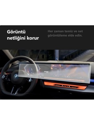 TeknoKapsül Bmw M3 Mat Ekran Koruyucu Şeffaf Tam Kaplama Tek Parça