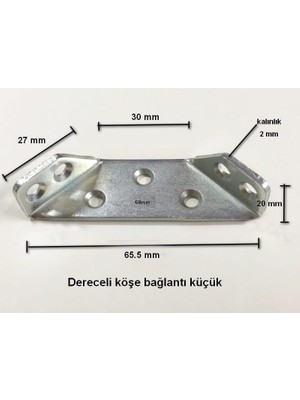 TeknoKapsül Dereceli Köşe Bağlantı Aparatı - 8 Adet