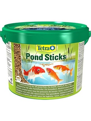 TeknoKapsül Pond Sticks – Tüm Gölet Balıkları Için Balık Yemleri, Balıkları Gölette Temiz Suyu Dest