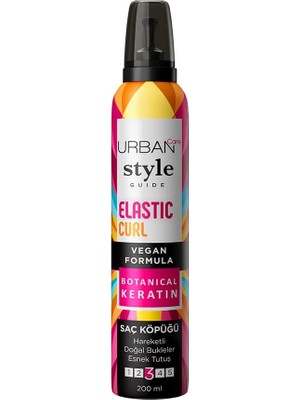 TeknoKapsül Guide Elastic Curl Doğal Görünüm Sağlayan Saç Köpüğü- Esnek Tutuş 200 Ml- Vegan